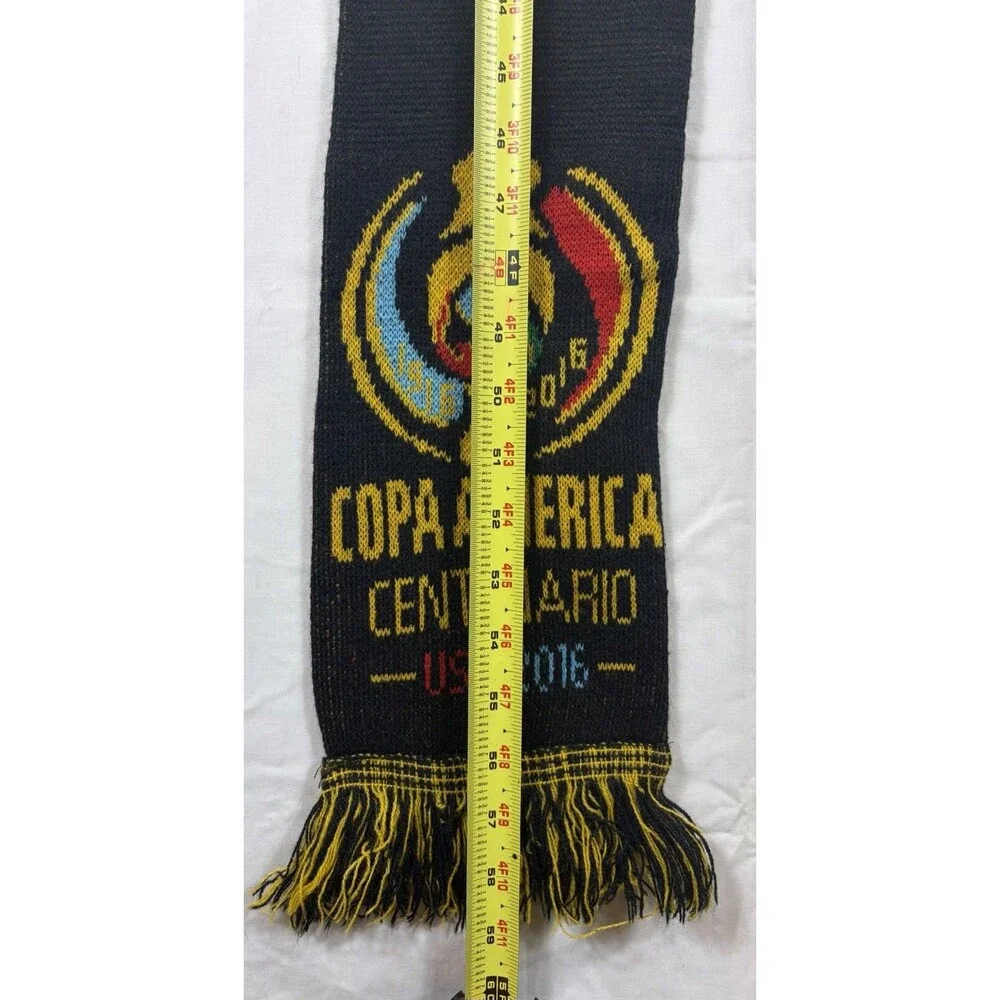 COPA America Centenario Scarf Mens Black Soccer Futbol 2016 Final Match NJ